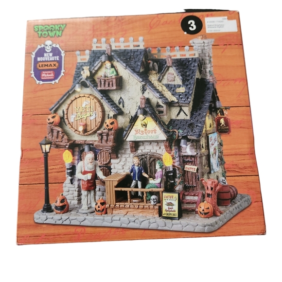 Lemax Spooky Town Bigfoot Brewhaus & Undead Brewery Halloweem Village - Picture 3 of 8